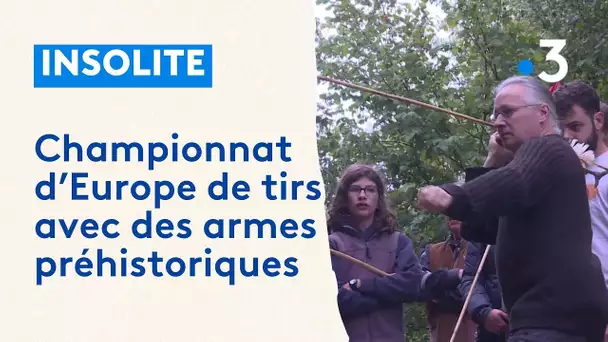 Championnat de tir préhistorique à Brassempouy