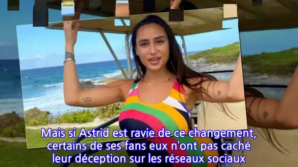 PHOTO Astrid Nelsia opérée des seins : des internautes en larmes en découvrant le...
