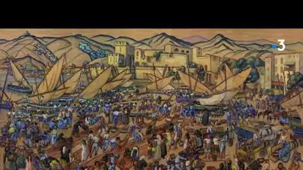 Collioure, la vie du village catalan vu par le peintre Augustin Hanicotte
