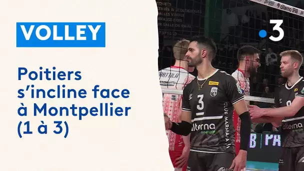 Volley-ball : Poitiers s’incline face à Montpellier (1 sets à 3)