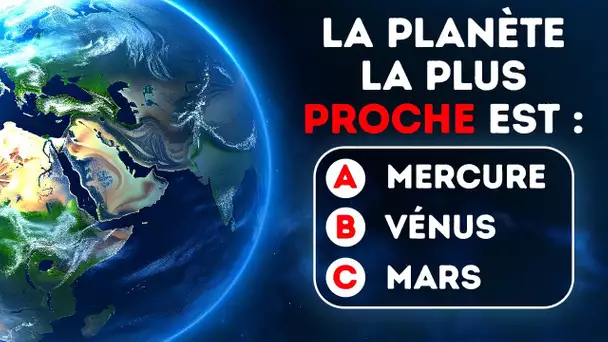 Combien en savez-vous sur l’espace || Quiz d’astronomie