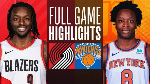 TRAIL BLAZERS at KNICKS | FULL GAME HIGHLIGHTS | January 9, 2024