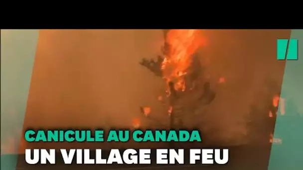 Canicule au Canada: le village de Lytton en feu évacué d'urgence