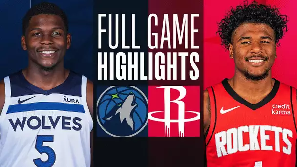 TIMBERWOLVES at ROCKETS | FULL GAME HIGHLIGHTS | January 5, 202