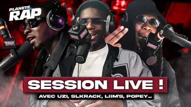 SESSION FREESTYLE avec Uzi, Slkrack, Liim's, Popey, Bryn, Daddy LD, Rph & Keuch ! #PlanèteRap