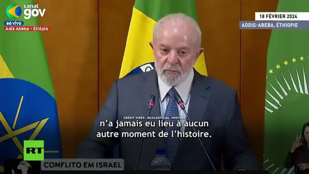 Le président brésilien compare les actions d'Israël dans la bande de Gaza à la Shoah