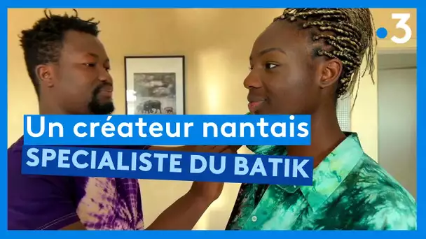 Un créateur-couturier nantais spécialiste du batik