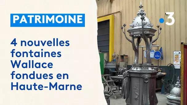 Les fontaines Wallace réinventées dans la fonderie de Haute-Marne