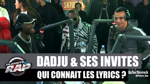Dadju joue à qui connaît les lyrics ? avec Soolking, kaly & Aymane Serhani #PlanèteRap