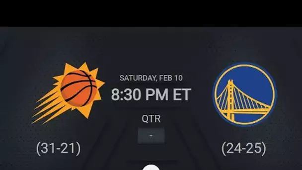 Phoenix Suns @ Golden State Warriors | NBA on ABC Live Scoreboard
