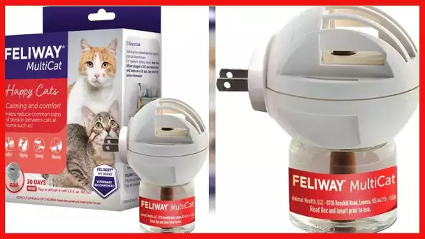 Feliway 30 Day Multicat Diffuser Plug-in Starter Kit