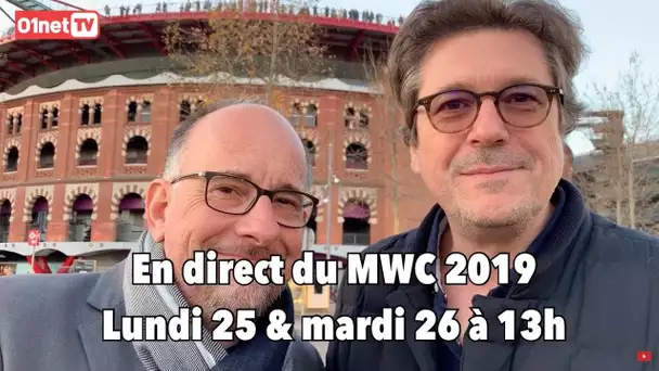 Rendez-vous demain à 13 h ! #MWC2019