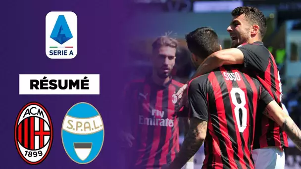 Résumé : D’une merveille de coup franc, Suso délivre Milan contre la SPAL