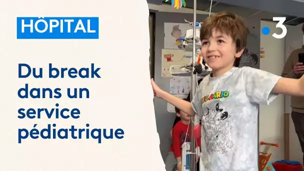 Du breakdance dans le service pédiatrique d'un hôpital  : "ça fait bouger, c'est la vie"