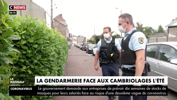 La gendarmerie face aux cambriolages l'été