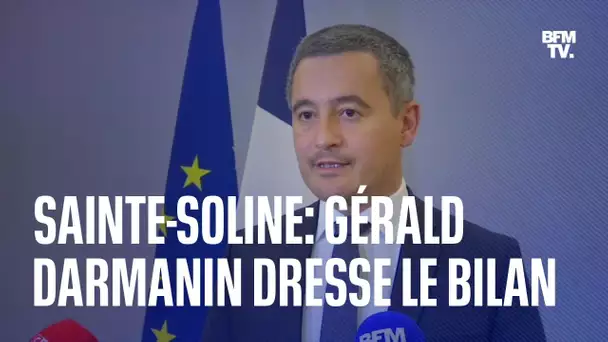 Manifestation à Sainte-Soline: la prise de parole de Gérald Darmanin en intégralité