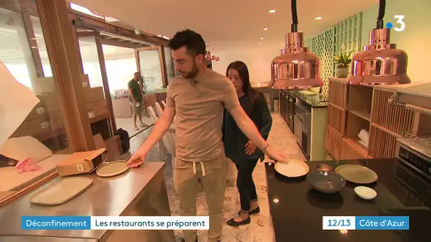 Déconfinement : à Menton, les restaurants se préparent à rouvrir