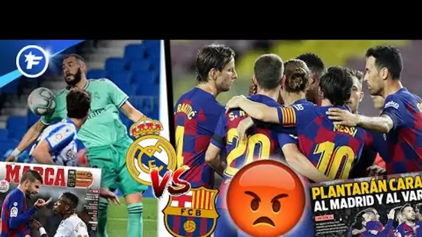 Les joueurs du FC Barcelone indignés par l'arbitrage pro Real Madrid | Revue de presse