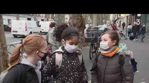 Rentrée des classes : le masque fait aussi réagir les écoliers