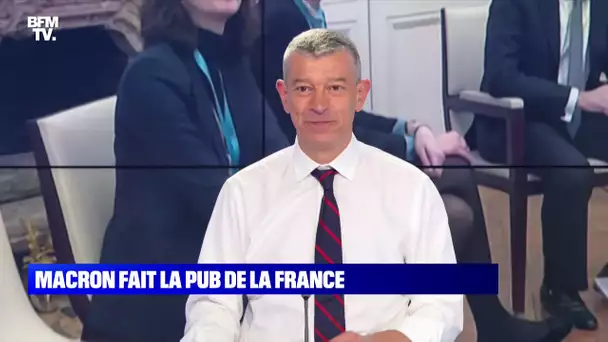 Macron fait la pub de la France