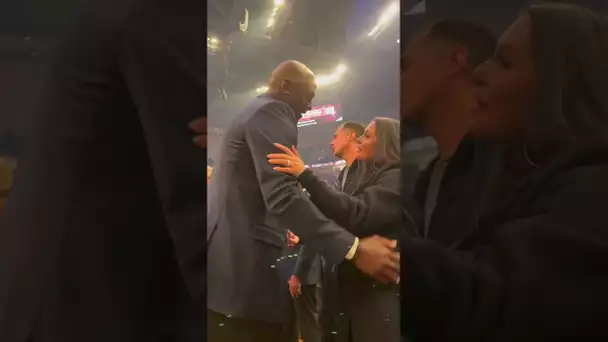 Michael Jordan Hugs Vanessa Bryant & Jerry West ❤