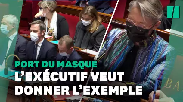 Retour du masque à l’Assemblée nationale pour les ministres qui veulent donner l’exemple