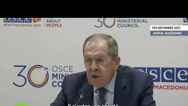 Lavrov fustige la «profanation flagrante de tous les principes fondamentaux» de l’organisation