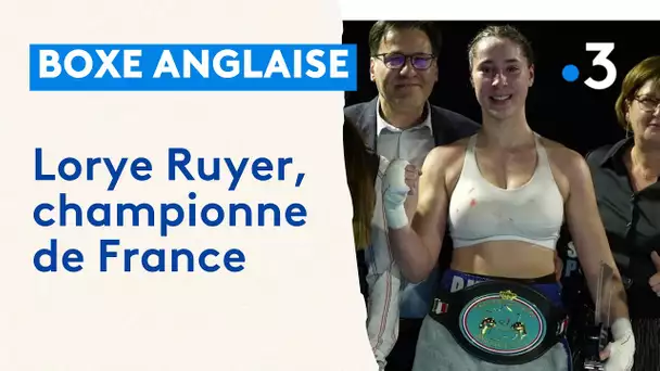 Boxe: la Lorraine Lorye Ruyer, championne de France à 21 ans