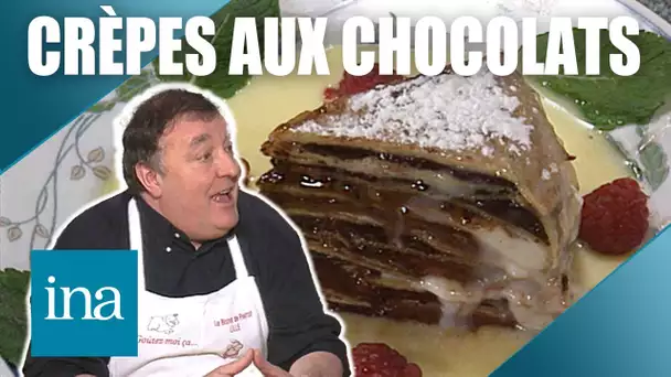 Les crèpes aux 3 chocolats selon Pierrot 🍫 | Archive INA