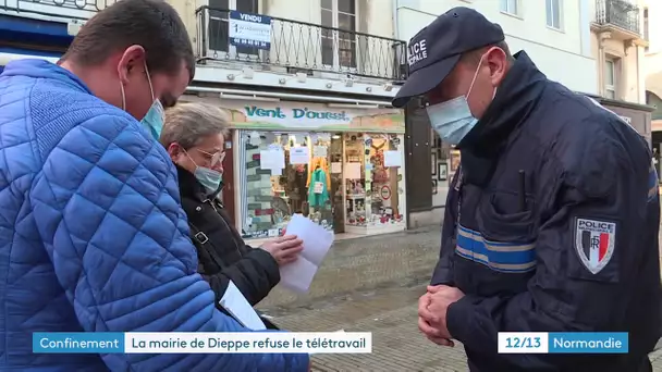 Dieppe : pas de télétravail à la mairie par "souci d'égalité"