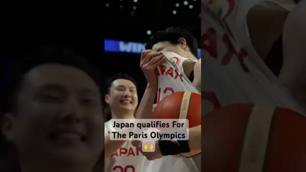 Yuta Watanabe & Japan’s Emotional As They Secure Their Spot In The 24’ Olympics! #FIBAWC| #Shorts