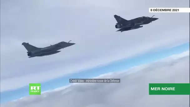 L’armée de l’air russe escorte trois avions français au-dessus de la mer Noire