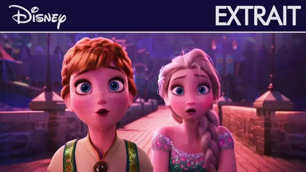 La Reine des Neiges : Une Fête Givrée - Extrait : Le village surprend Anna | Disney