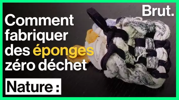 Comment fabriquer des éponges zéro déchet