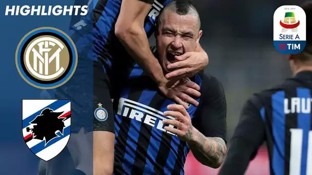 Inter 2-1 Sampdoria | Nainggolan segna il gol della vittoria dell'Inter | Serie A