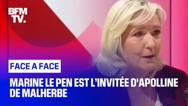 Face-à-Face : Marine Le Pen - 23/01