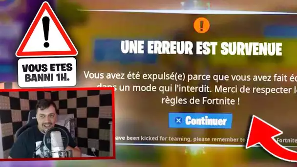 JE SUIS BANNI A CAUSE DES STREAMHACKEUR