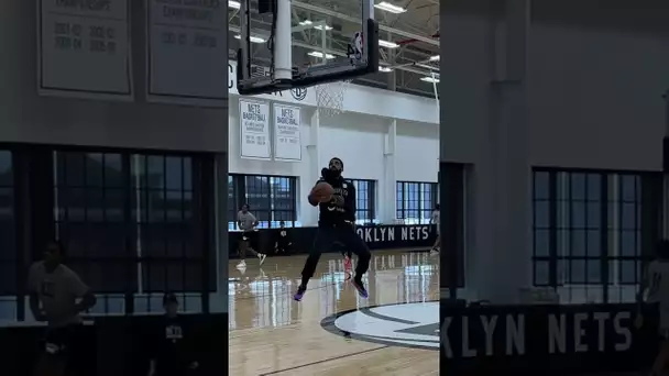 Follow Kyrie Irving through #NetsAllAccess practice! | #Shorts