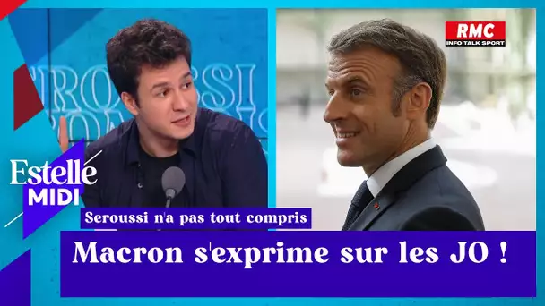 Vincent Seroussi : Macron s'exprime sur les JO !