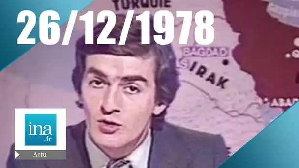 20h TF1 du 26 décembre 1978 | Gigantesque carambolage au lendemain de Noël | Archive INA