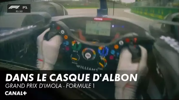 Dans le casque d'Alex Albon - Grand Prix d'Imola - F1