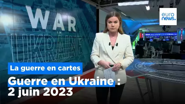 Guerre en Ukraine : la situation au 2 juin 2023, cartes à l'appui