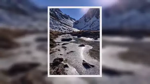 ✅  Arrens-Marsous : l&#039;ouverture de la route du Tech permetdes randonnées hivernales au cœur du Parc