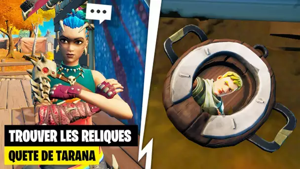 "TROUVER TANARA" ET "OBTENIR LES RELIQUES DE TARANA" ! (FORTNITE QUETE DE TARANA 1/3)