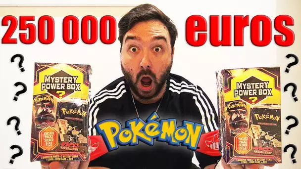 Ouverture de 2 MYSTERY BOX RARE DE 10 BOOSTER POKÉMON A 250 000 EUROS !