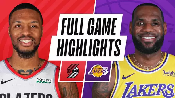 TRAIL BLAZERS at LAKERS | FULL GAME HIGHLIGHTS | December 28, 2020