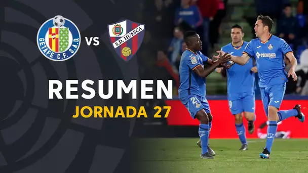 Resumen de Getafe CF vs SD Huesca (2-1)