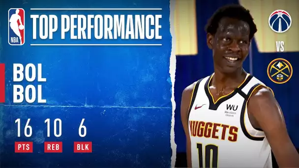 Bol Bol Shows Versatility In First NBA Action