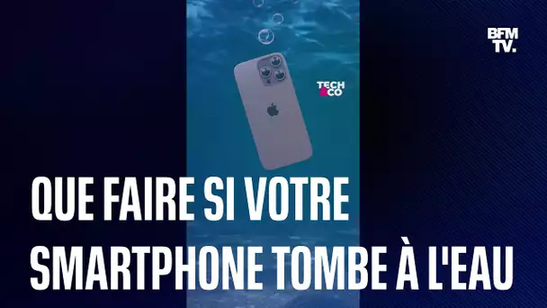 Que faire si votre téléphone tombe à l'eau ? (et non, le riz ne sert à rien)