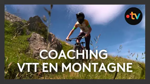 La championne de VTT Emmeline Ragot conseille les jeunes sportifs à la Pierre Saint-Martin
